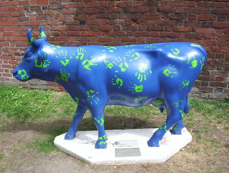 Krowa z Cow Parade Warszawa 2005